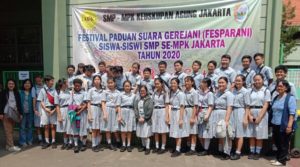 lomba fesparani 2020 tingkat smp mpk kaj di smp vincentius